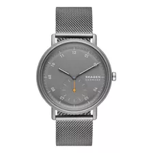 Relógio Skagen Kuppel Tecido Cinza - 2 Anos Garantia