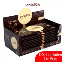 Tablete Laciella 80g 70% Cacau - 12 Un