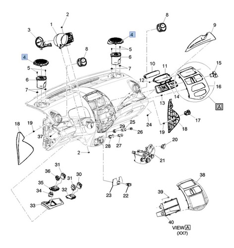 Tapas Bocina Radio Chevrolet Spark 2016 Foto 4