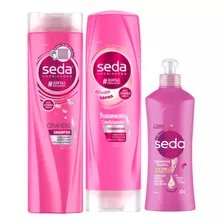 Kit Shampoo E Cond + Creme Para Pentear Seda Ceramidas 325ml