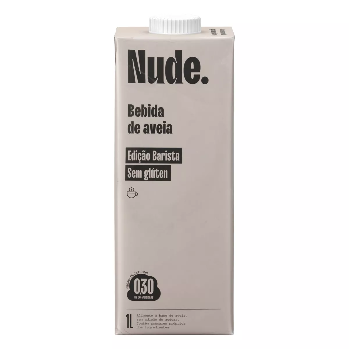 Bebida À Base De Aveia Barista Nude. Caixa 1l