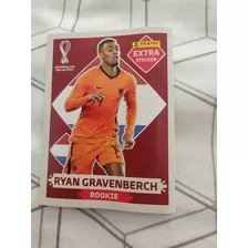 Sticker Extra Álbum Qatar Panini 2022 De Ryan Gravenberch 