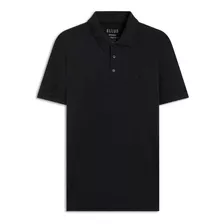 Polo Ellus Piquet Classic Masculina Preta