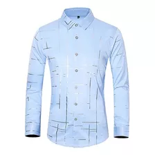 Camisa Casual Masculina Plus Size, Camisa Empresarial De Man