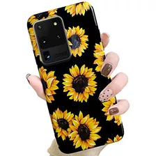 J West Galaxy S20 Cubierta Ultra Suave Caso Floral De V...