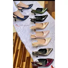Stilletos Zapatos Para Mujer Charol Varios Colores Tallas 