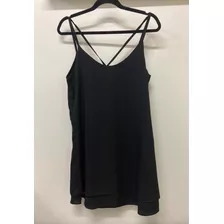 Vestido Negro Corto Paz Cornu Talle S