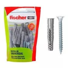 Bucha De Nylon Fischer Ux 6mm Universal C Parafuso 50pçs