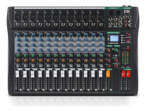 Mezcladora Xtuga Mixer De 12 Canales 16 Efectos Ct120x-usb