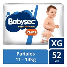 Pants Babysec Super Premium 52 Un Xg Tamaño Extra Grande (xg)