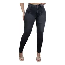 Calça Jeans Feminina Cintura Alta Promoção Lycra Blogueira