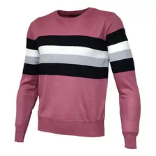 Sweater Pullover Hombre Combinado Importado ..!