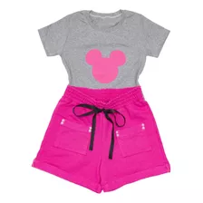 Conjunto De Roupa Meninas Verão Luxo Confort