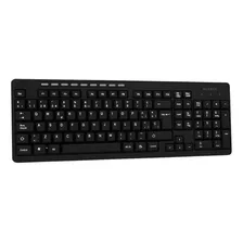 Teclado Inalambrico 2.4 Ghz Inspire Ti215 1xbat Aa Incluida Color Del Teclado Negro Idioma Español Latinoamérica