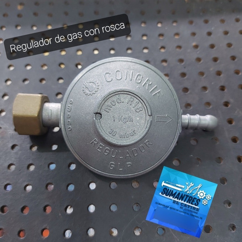Regulador De Gas Con Rosca - Rabo Cochino