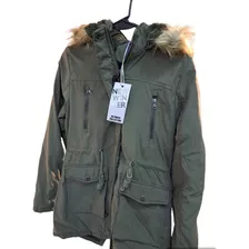 Parka Con Piel Abrigo Mujer Campera Camperon Importada