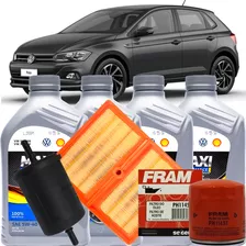 Kit Oleo 5w40 Vw Filtro Gasolina Ar Polo 1.0 Tsi 2018/2023