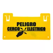 Letreros De Cerco Eléctrico Pack De 10 Letras Negras