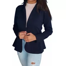 Blazer Basico Casaquinho Neopreme Feminino Terninho Formal