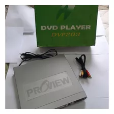 Dvd Player Proview Dvp203 + 30 Dvds (diversos Generos)