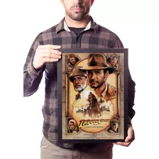 Quadro Decorativo Filme Indiana Jones Arte