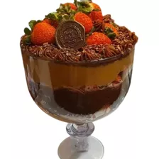 10 Taças Gourmet Americana 1.250 Ml Para Bolo E Doce Na Taça