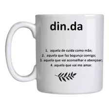 Kit Caneca Batismo Padrinho Madrinha Batizado Dindo Dinda