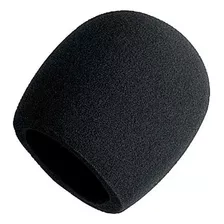 Esponja Antipop Para Microfono Vocal Hamilton Kbc10m Color Negro