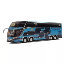 Miniatura Ônibus Santa Rita 50 Anos G7 4 Eixos 30cm