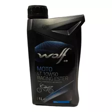 Aceite Wolf 10w50 Full Sintetico Motos Racing 