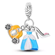 Charm Para Pandora Plata Ley 925 Cenicienta