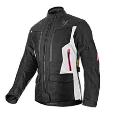 Chaqueta Arex Wanda (3 Capas) Lady Fit Negro/bco/fucsia