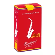 3 Palhetas Vandoren Java Red Sax Alto 1,5 / 2 / 2,5 / 3