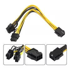 Cable Pcie Adaptador Splitter 6 A 2 X (6+2) 8 Pin Rig Riser