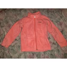 Campera De Polar Columbia Talle 4 Niña