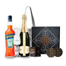 Box Aperol + Chandon Extra Brut+ Copa Personalizada P/regal