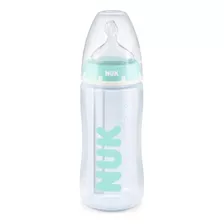 Nuk First Choice Anti-colic Professional Mamadera Bebe Control Temperatura 0-6 Meses 300ml Verde