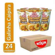 Cup Noodles Galinha Caipira Caixa Com 24 Unidades