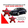 Kit De 4 Centros De Rin Audi A4/s4 2008-2015 135 Mm Negro