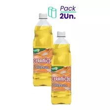 Pack X 2u Limpiador Para Pisos & Lampazos Ceramicol 900ml