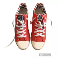 Zapatillas De Tela Rojas Americanino