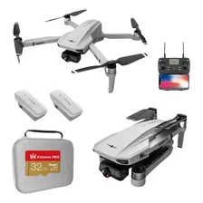 Drone Kf102 Com Câmera 4k Gps Gimbal 2 Eixos 2 Baterias Case