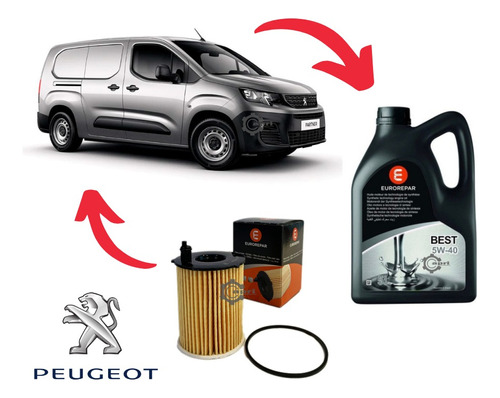 Cambio Aceite Sintetico Partner Peugeot Diesel Hdi C/filtro Foto 2