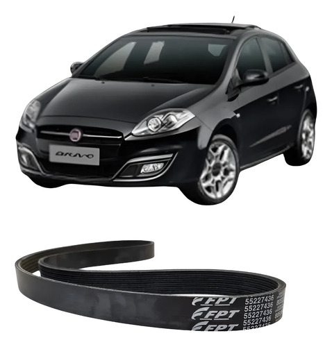 Correia Auxiliar Dianteira Fiat Bravo 2011/2015 Mp5266 - Fiat - Código 180368344449