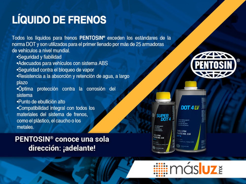 1 Lt Lquido De Frenos Pentosin Dot 4 Lv 9-7x V8 6.0l 08/09 Foto 5