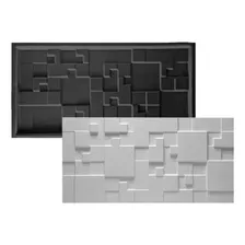 Forma P/ Revestimento 3d Quadradinhos Mosaico Pol- 0241