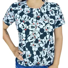 Blusa Feminina T-shirt Mickey Piscando