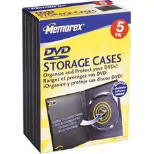 Memorex Dvdvideo Movie Cases 5pack