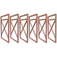 Seis Suporte Para Prateleira Estilo Industrial - Rose Gold