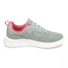 Tenis Deportivos Running Mujer Color Gris Marca Xtep 276388